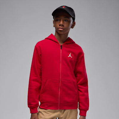 Jordan Brooklyn Fleece Big Kids' Full-Zip Hoodie. Nike.com